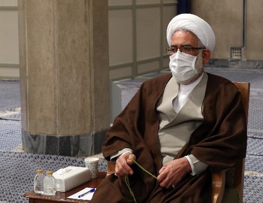 محمدجعفر منتظری در جمع اعضای ستاد ملی مقابله با کرونا در حضور امام خامنه‌ای